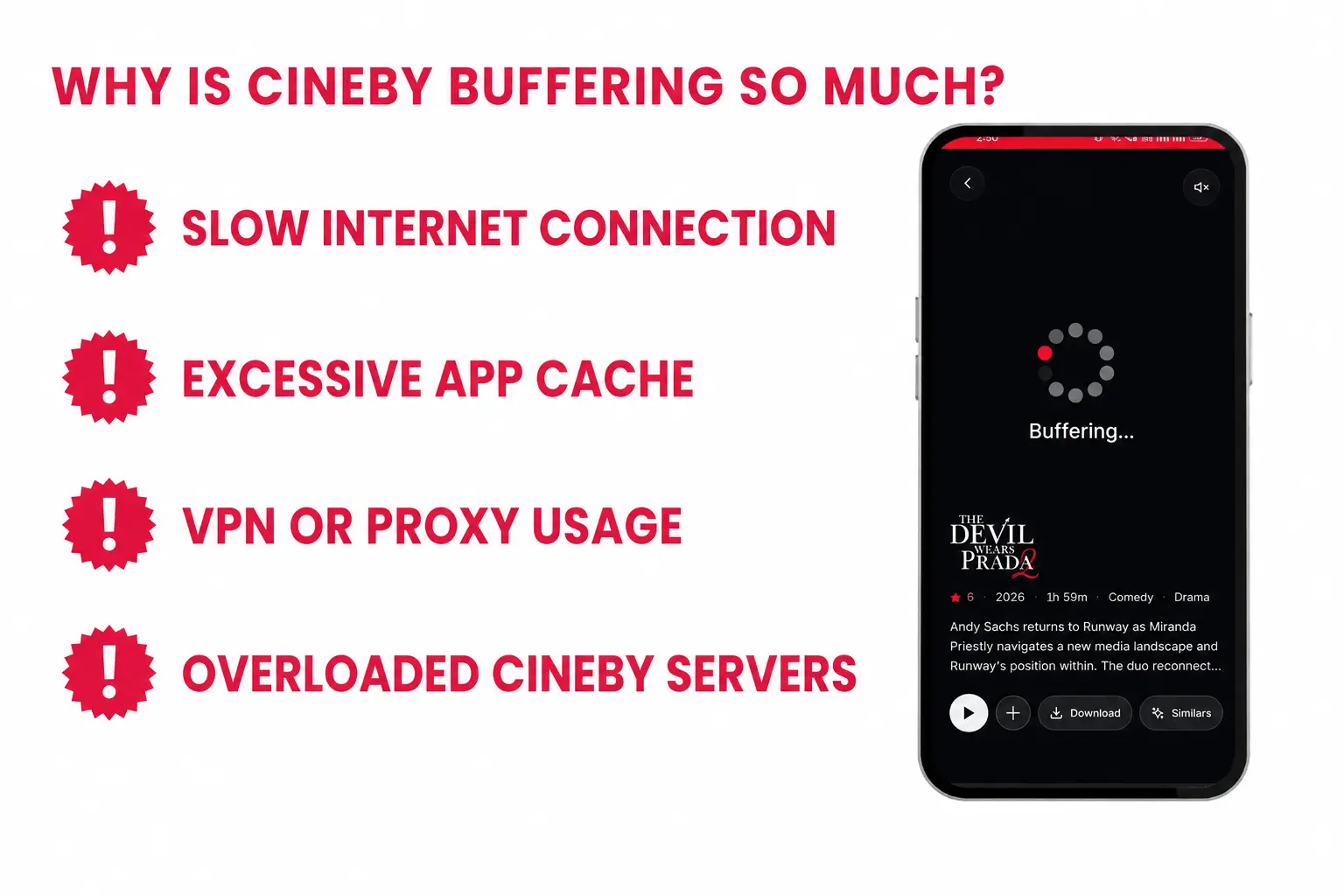 why cineby is buffering so much