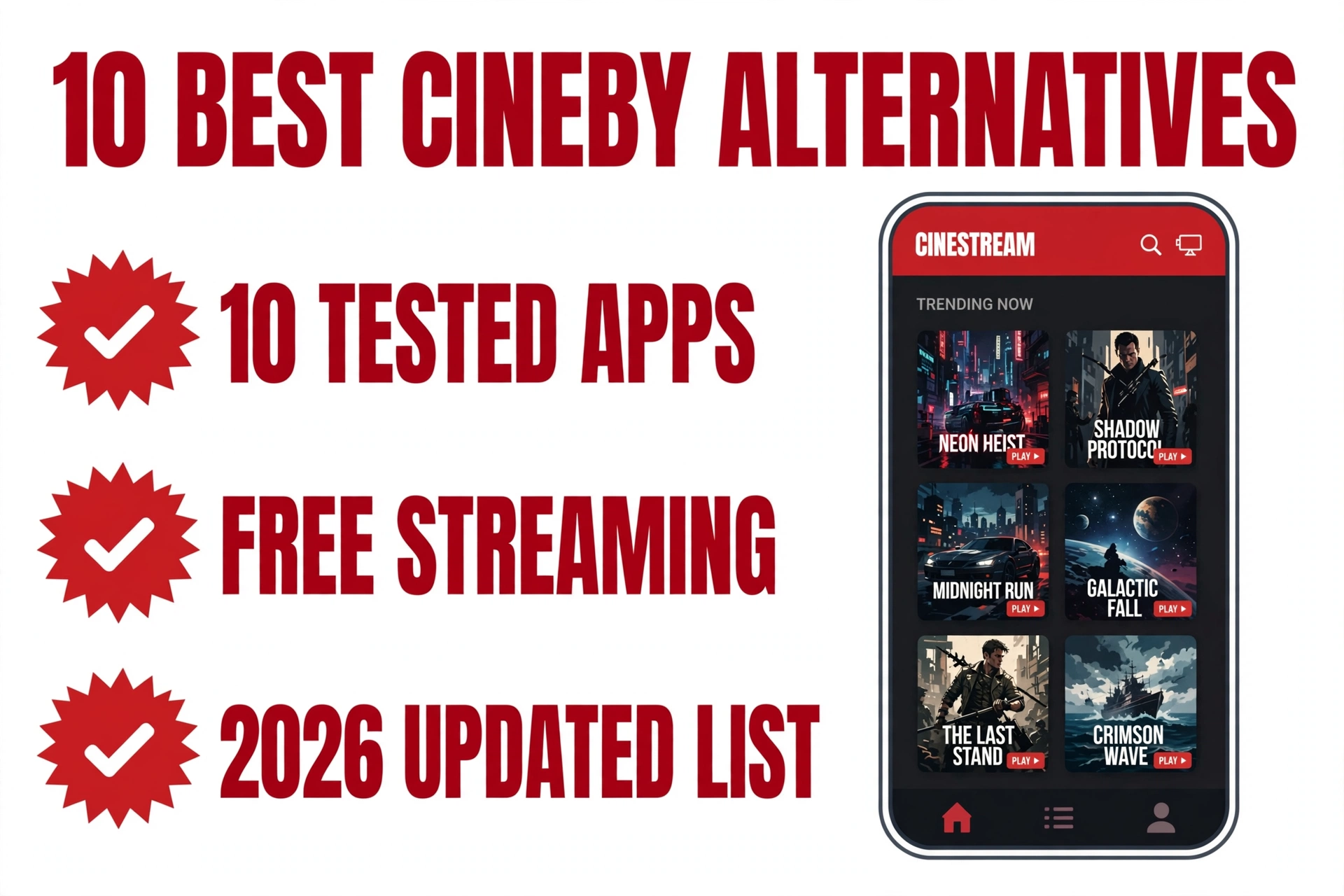 10 best Cineby alternatives 2026 - free streaming apps