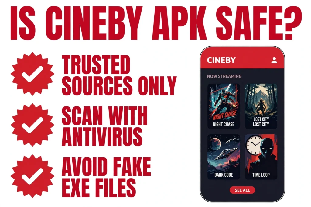 Is Cineby APK safe - safety guide