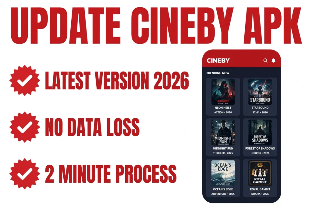 How to update Cineby APK to the latest version step by step